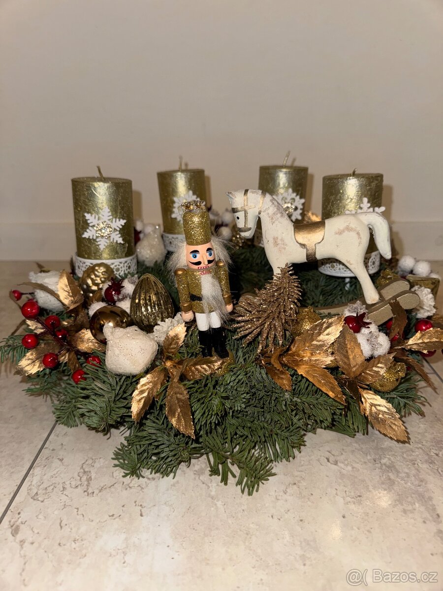 Adventní věnec - British Elegance - Luxusní Dekorace - 2