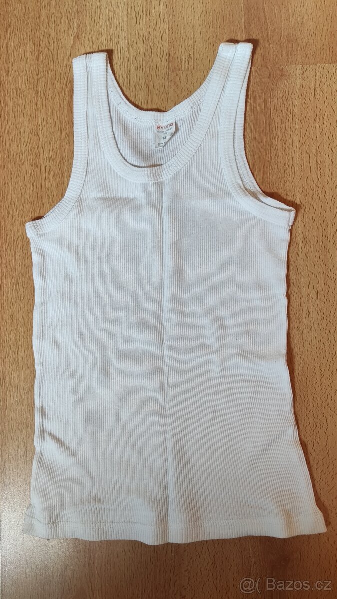 Chlapecké nátělníky 5x 146 - 2