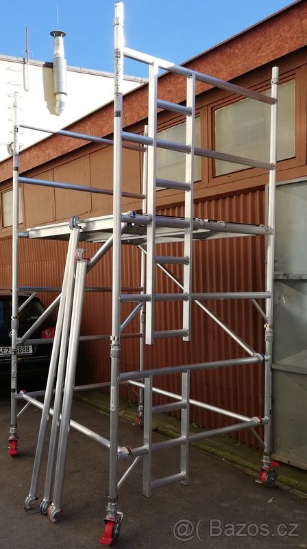 Profesionální hliníkové pojízdné lešení, věž - 2