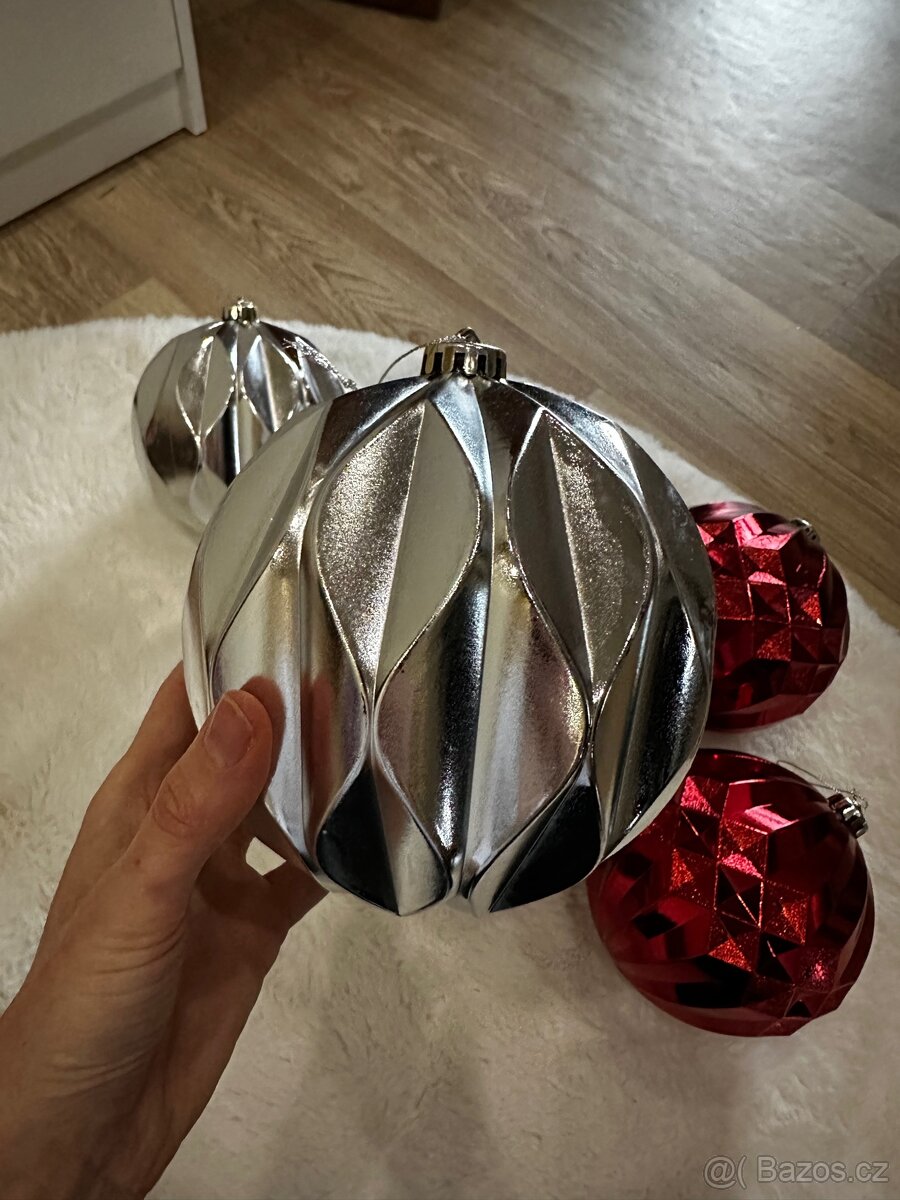 Vánoční ozdoby baňky velké - 2