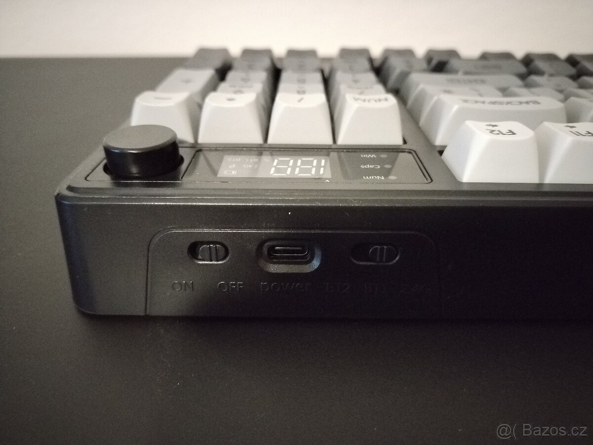 Tichá klávesnice s numerickou klávesnicí - Šedá - 2