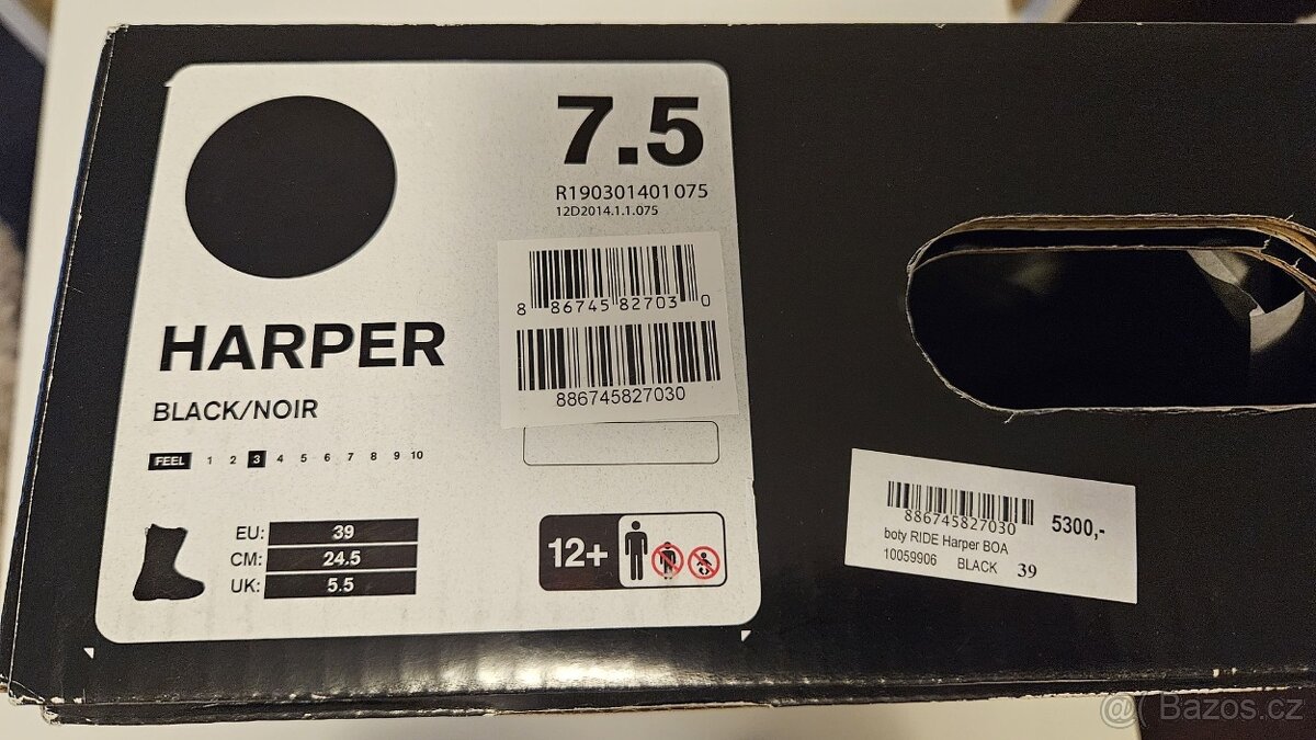 Snowboardové boty RIDE Harper BOA - 2