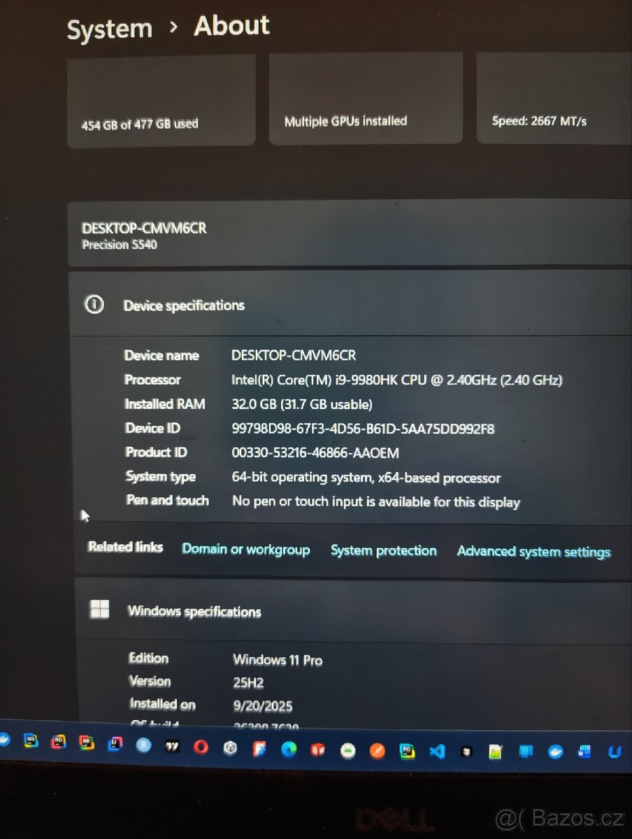 Dell latitude precision 5540 - 2