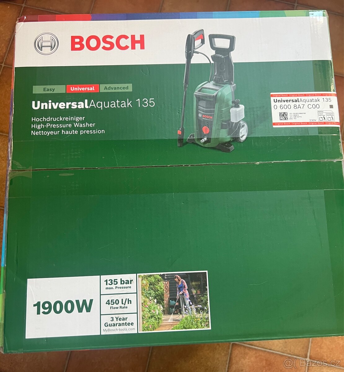 Vysokotlaký čistič BOSCH UniversalAquatak 135 - 2