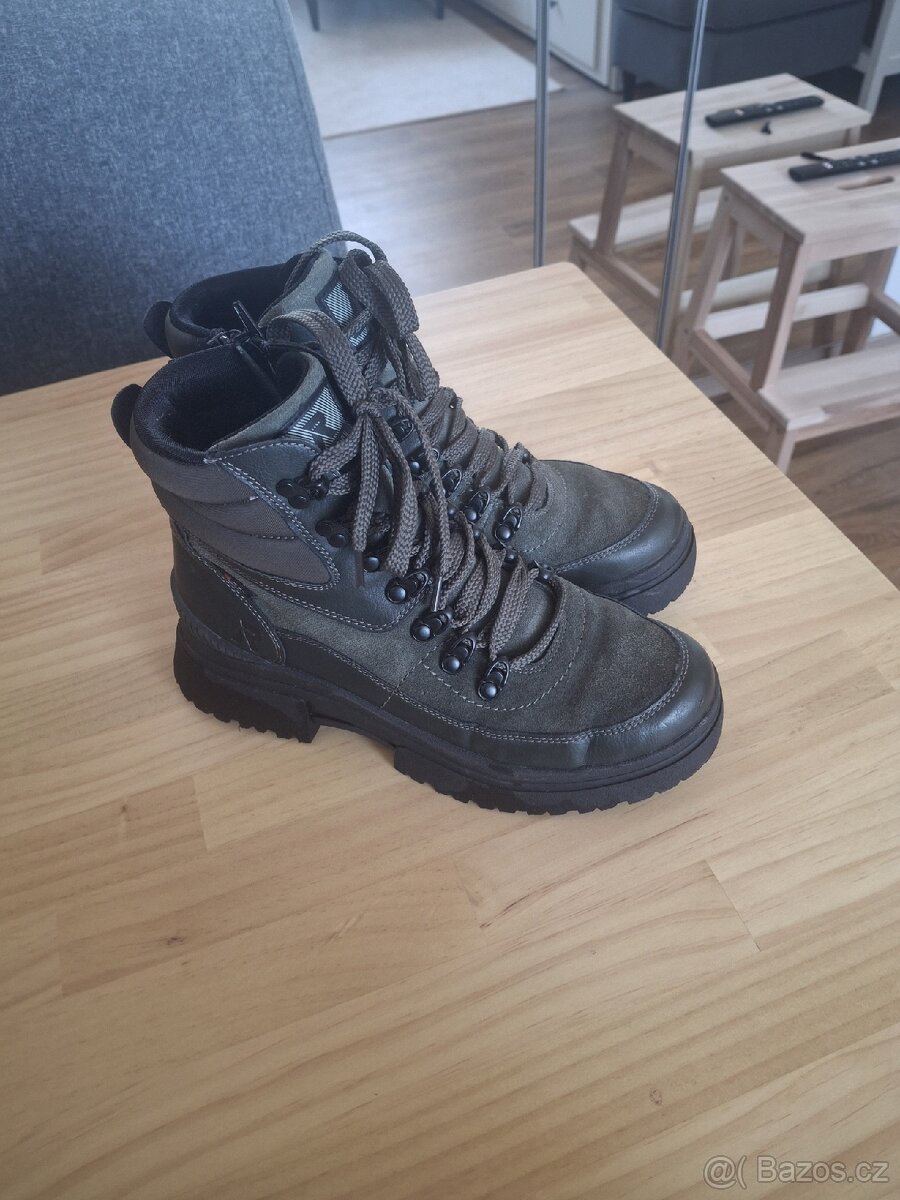 Zimní dámské boty RIEKER - 2