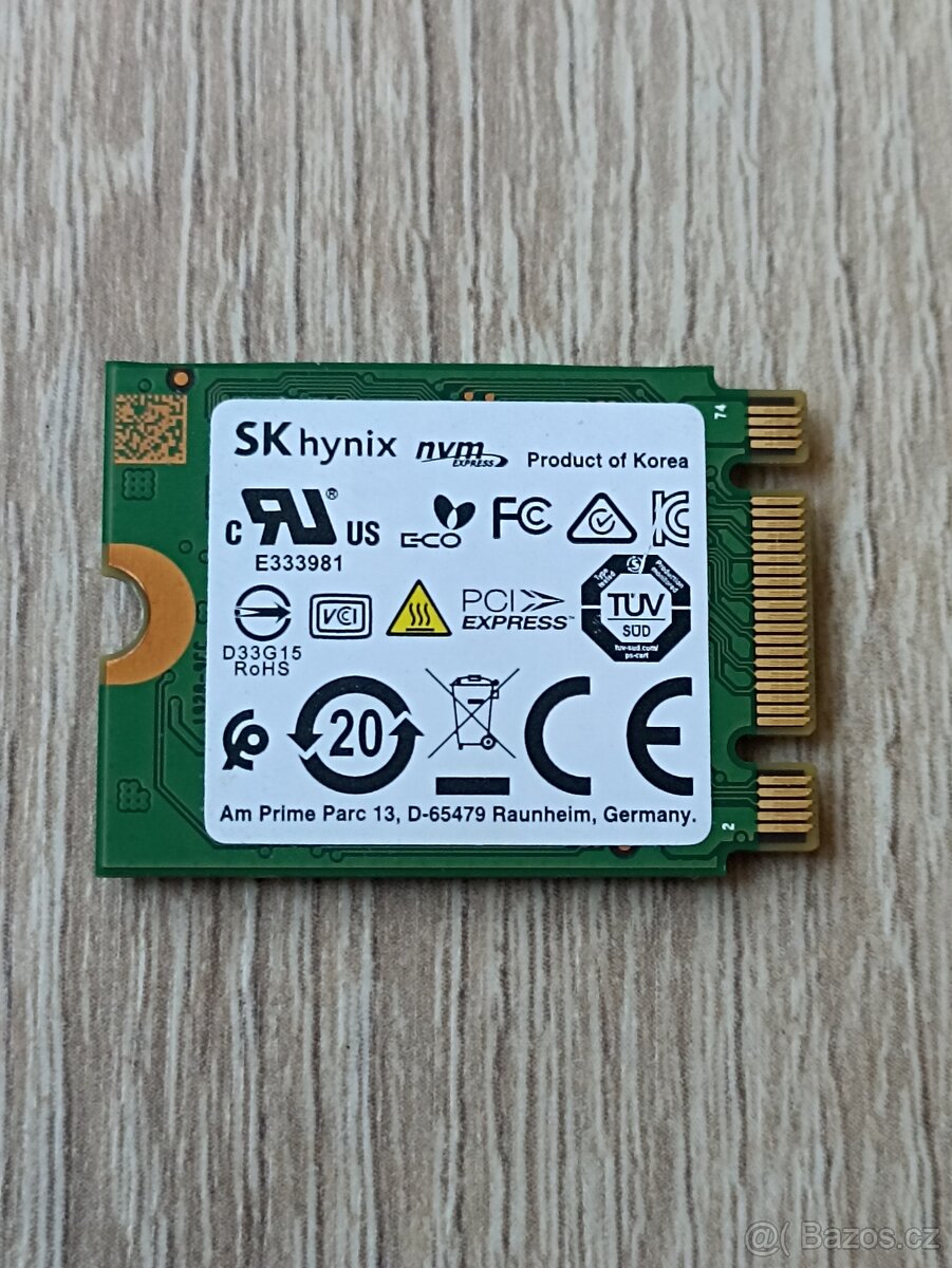 NVMe SSD 256GB SK hynix BC501 (M.2 2230) - 2