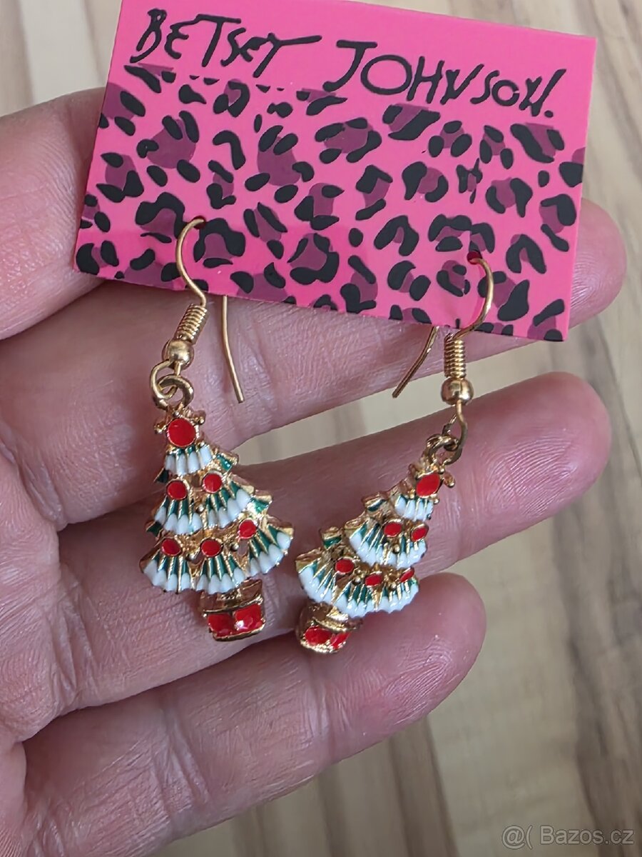 Vánoční naušnice Betsey Johnson - 2