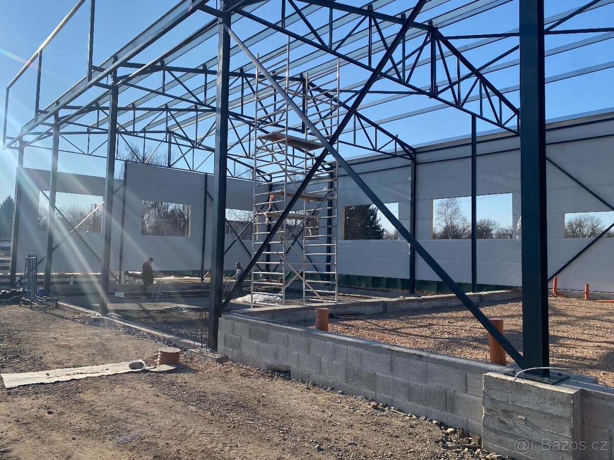 Konstrukce haly 15x24x5m - 2