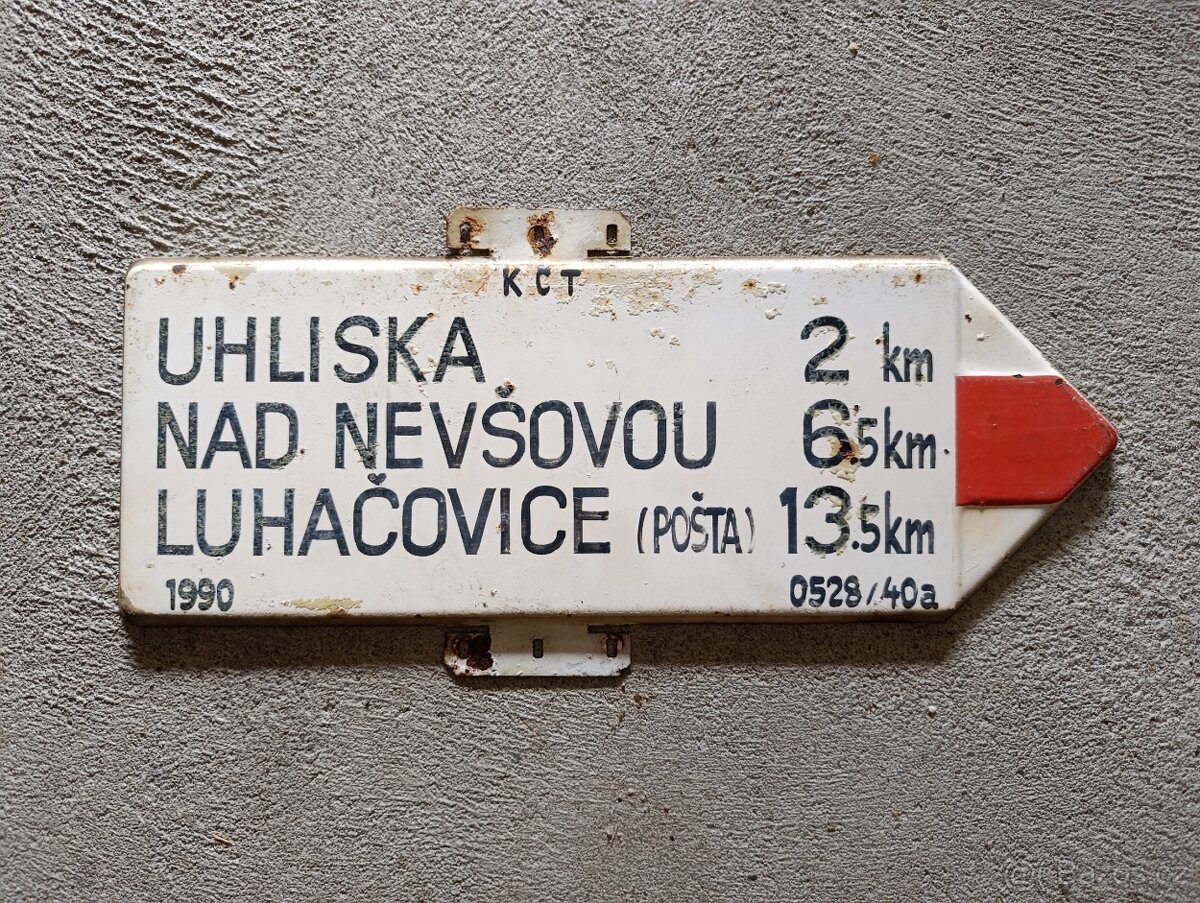 VÝPRODEJ - turistické cedule - 2