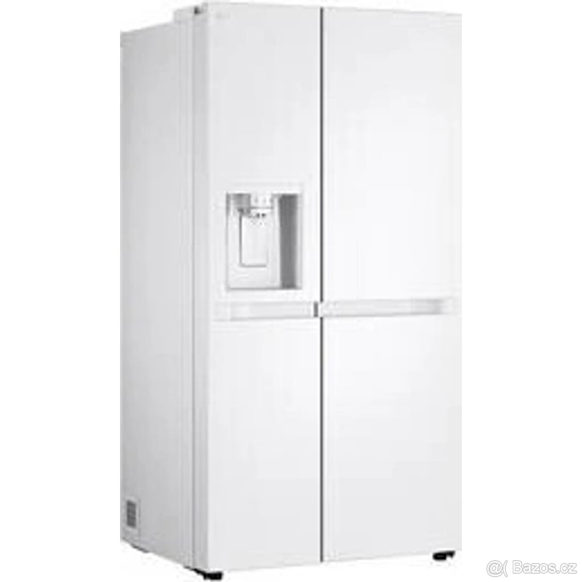 Nová americká lednice LG bílá s výrobníkem ledu, v záruce - 2