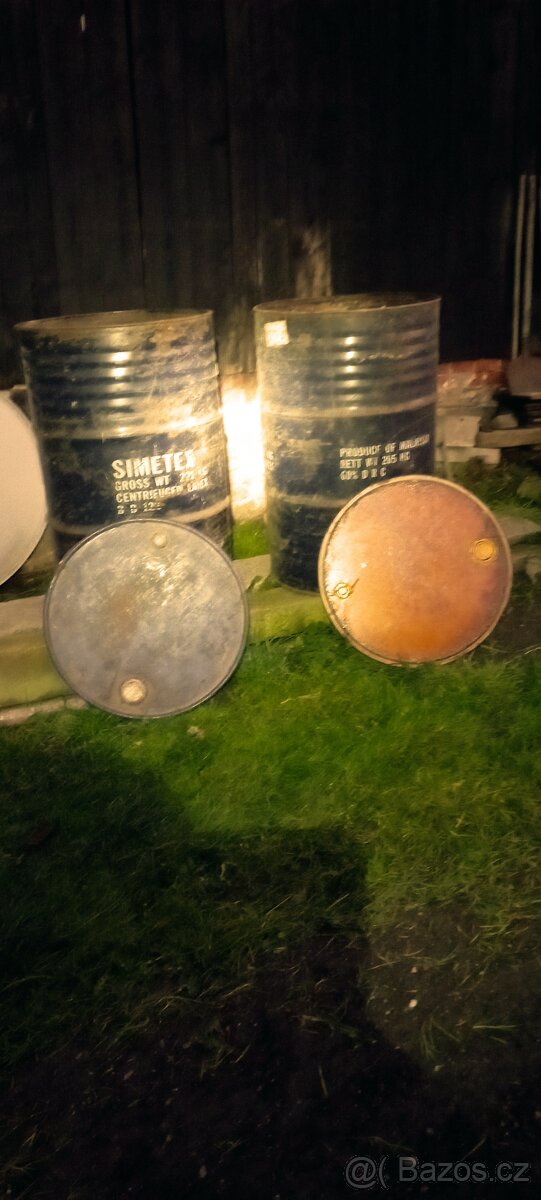 Plechové sudy 200 L - 2