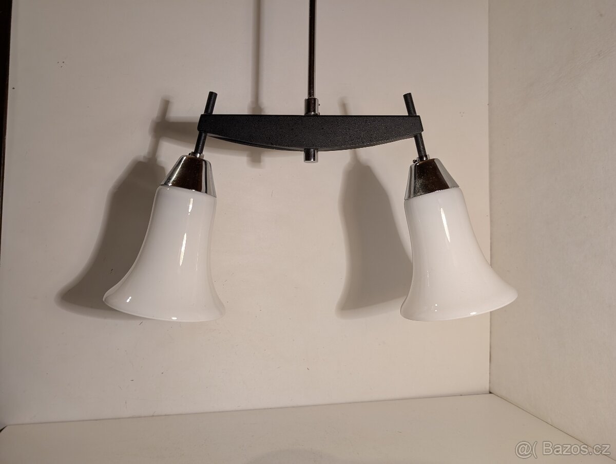 pěkný starý Brusel dvouramenný funkční lustr - 2