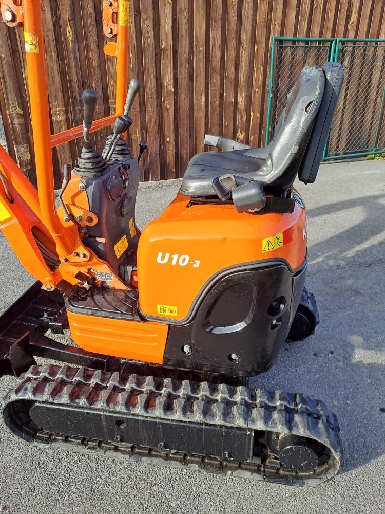 Minibagr Kubota U10-3, rv 2015 - 2
