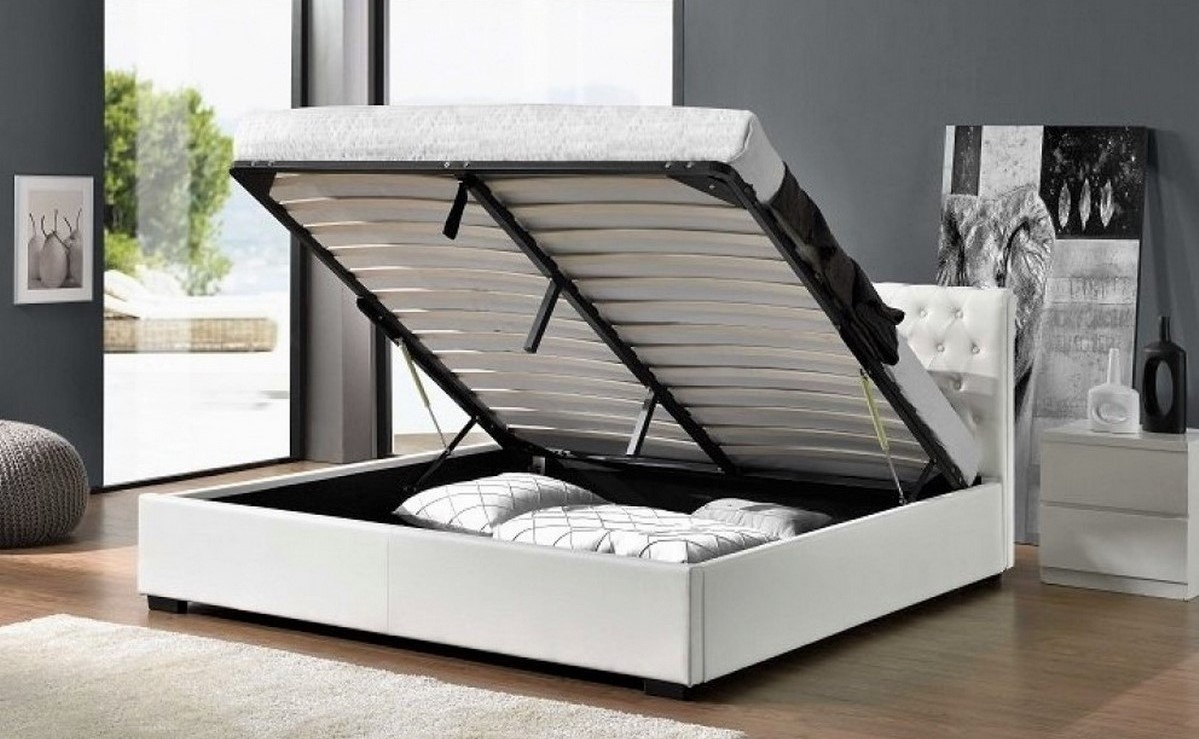 Postel s matracemi rošty a vyklápěcí úložný prostorem NOVÁ - 2