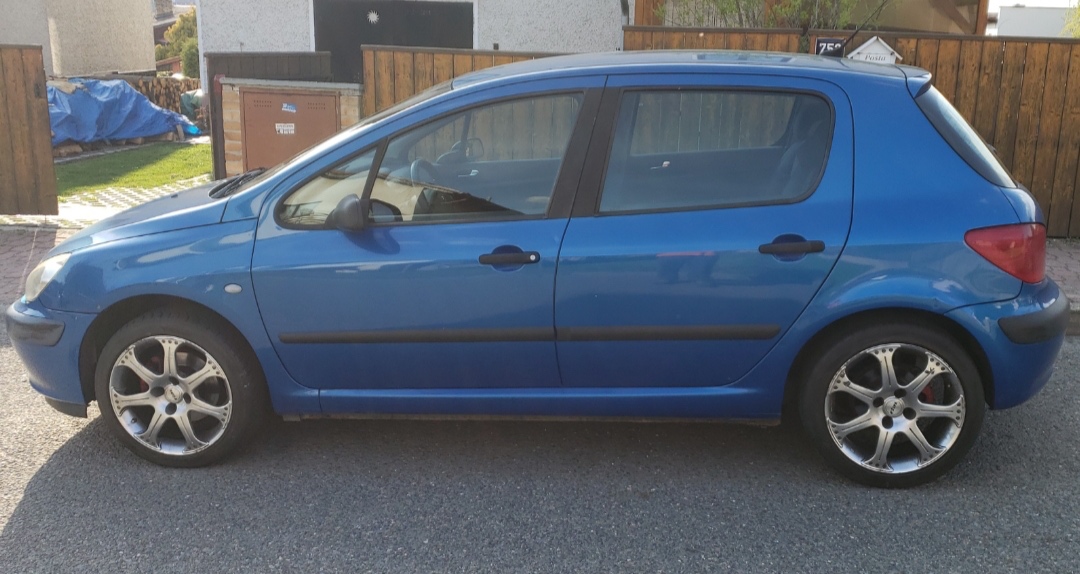 Alu kola RIAL Germany 7,5J x 17H2 s letni pneu - Peugeot 307 - 2