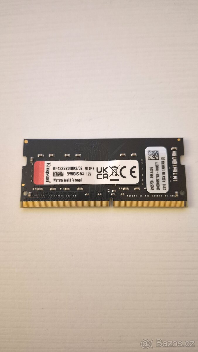 Kingston SO-DIMM FURY 16GB DDR4 3200MHz CL20 Impact - 2