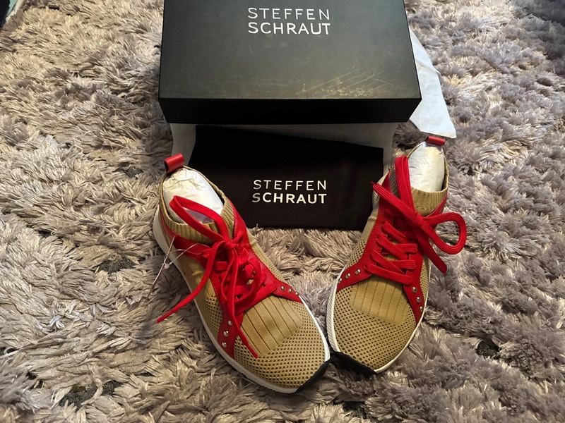 Luxusní polokožené tenisky vel 38, nové zn Steffen Schraut - 2