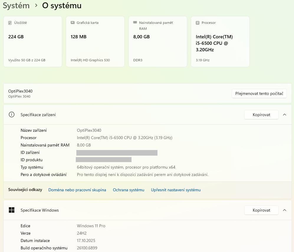 Dell Optiplex 3040 SFF (i5-6500|8G|240G|Intel HD|W11Pro) - 2