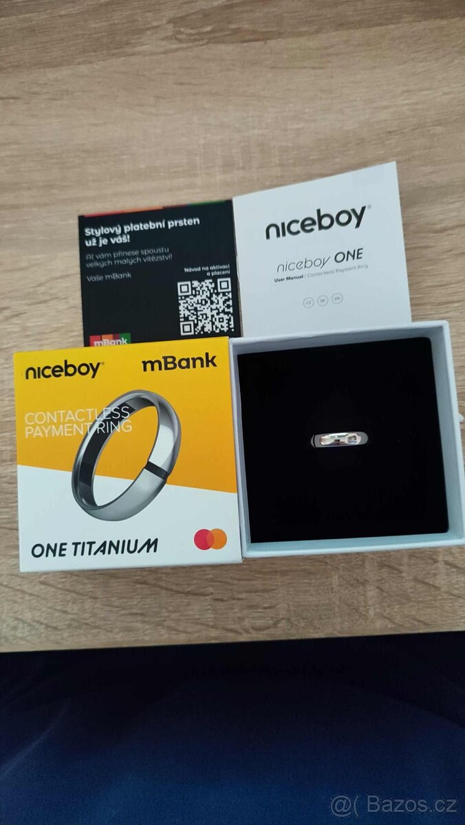 Platební prsten Niceboy One Titanium S14 - 2