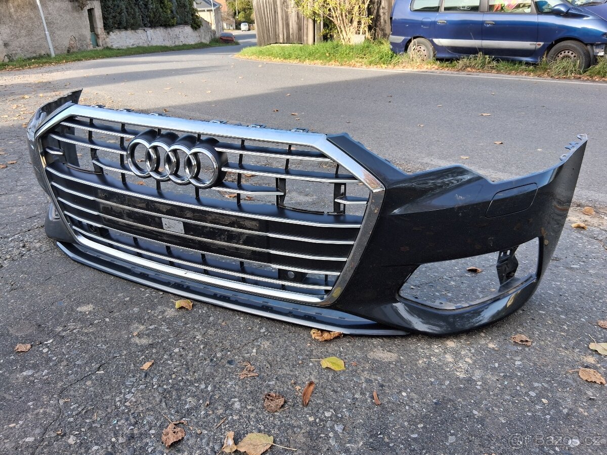 Audi a6 c8 predni naraznik maska s line - 2