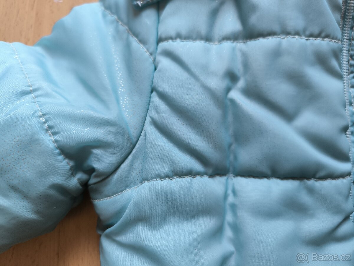 Zimní bunda se třpytkami vel 104 Ledové království - 2