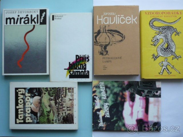 ČESKÉ:Hrabal,Kohout,Škvorecký,Fuks,Švandrlík,Viewegh,Hašek.. - 2