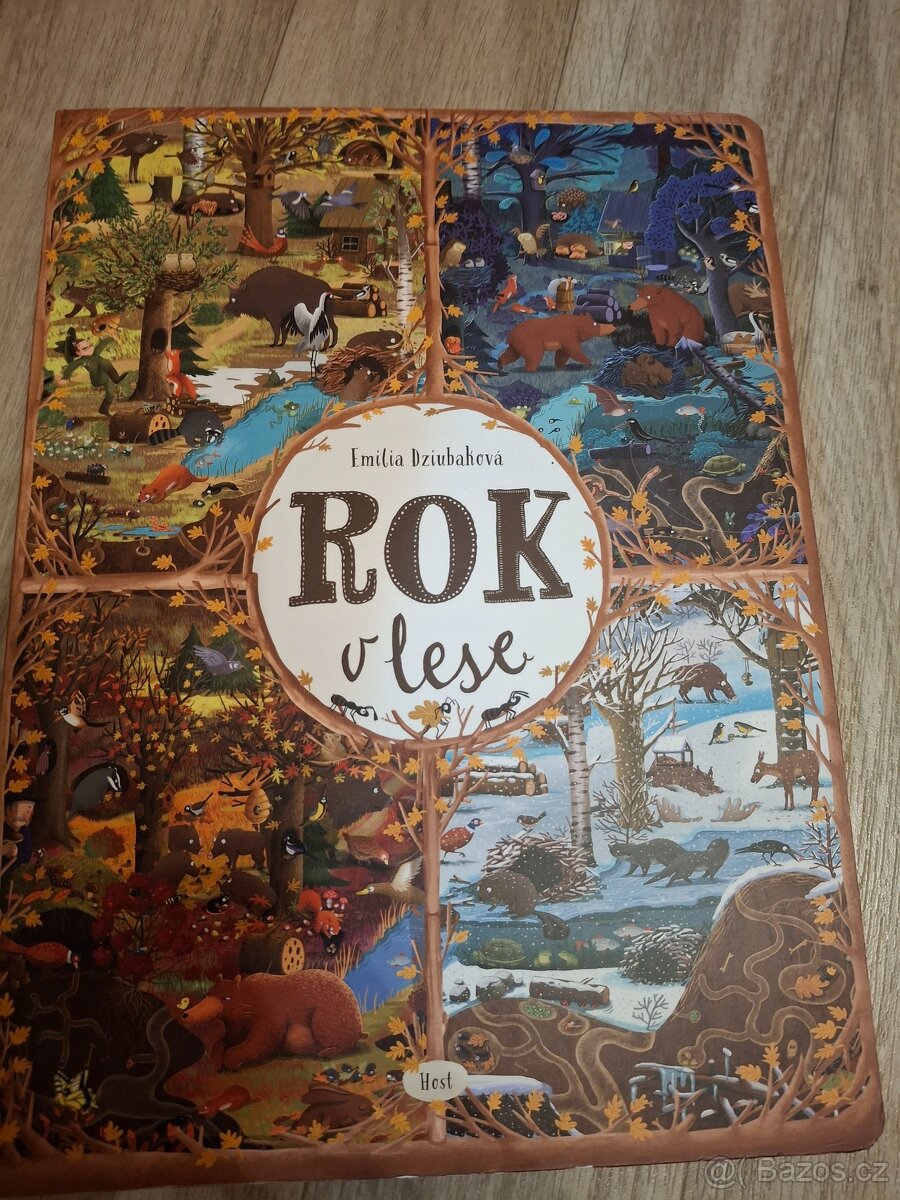 Rok v lese kniha jako nová, plus 4 časopisy - 2