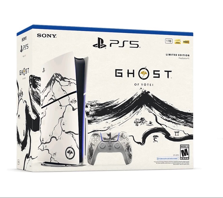 Sony PS5 Slim Ghost Of Yotei Black Limited Edition - 2