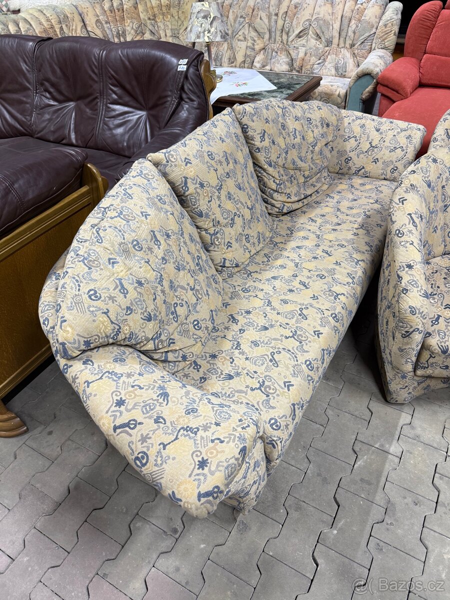 Sedací souprava + 2 křesla - 2