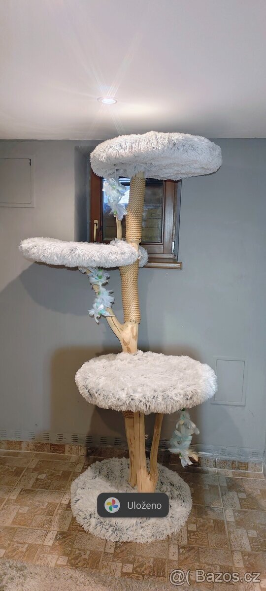 Kočičí strom škrabadlo odpočívadlo pro kočky top masiv - 2