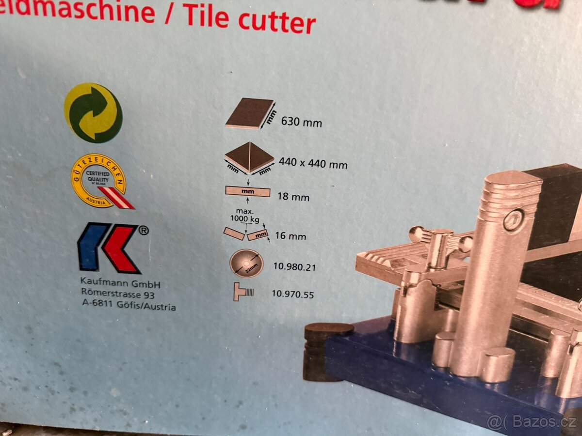 Řezačka Kaufmann TopLine ROBUST 630 ocel - 2