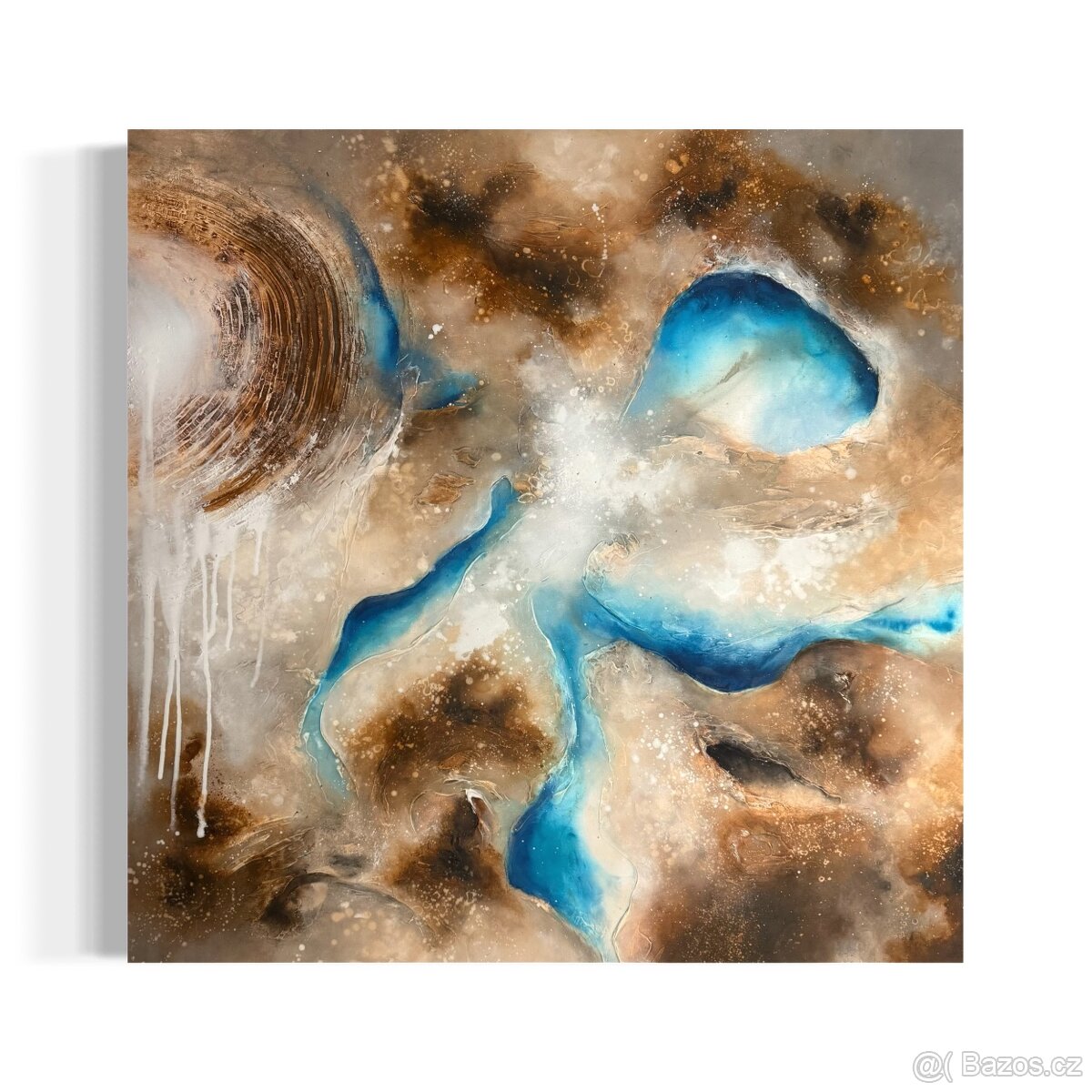 Obraz moderní s 3D strukturou - 2