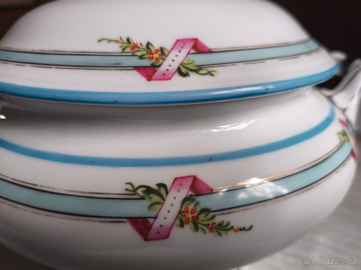 Stará porcelánová polévková mísa - 2