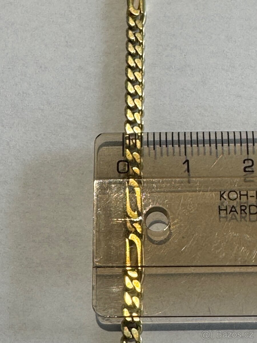 Zlatý řetěz 20,20 gr. 56 cm - 2