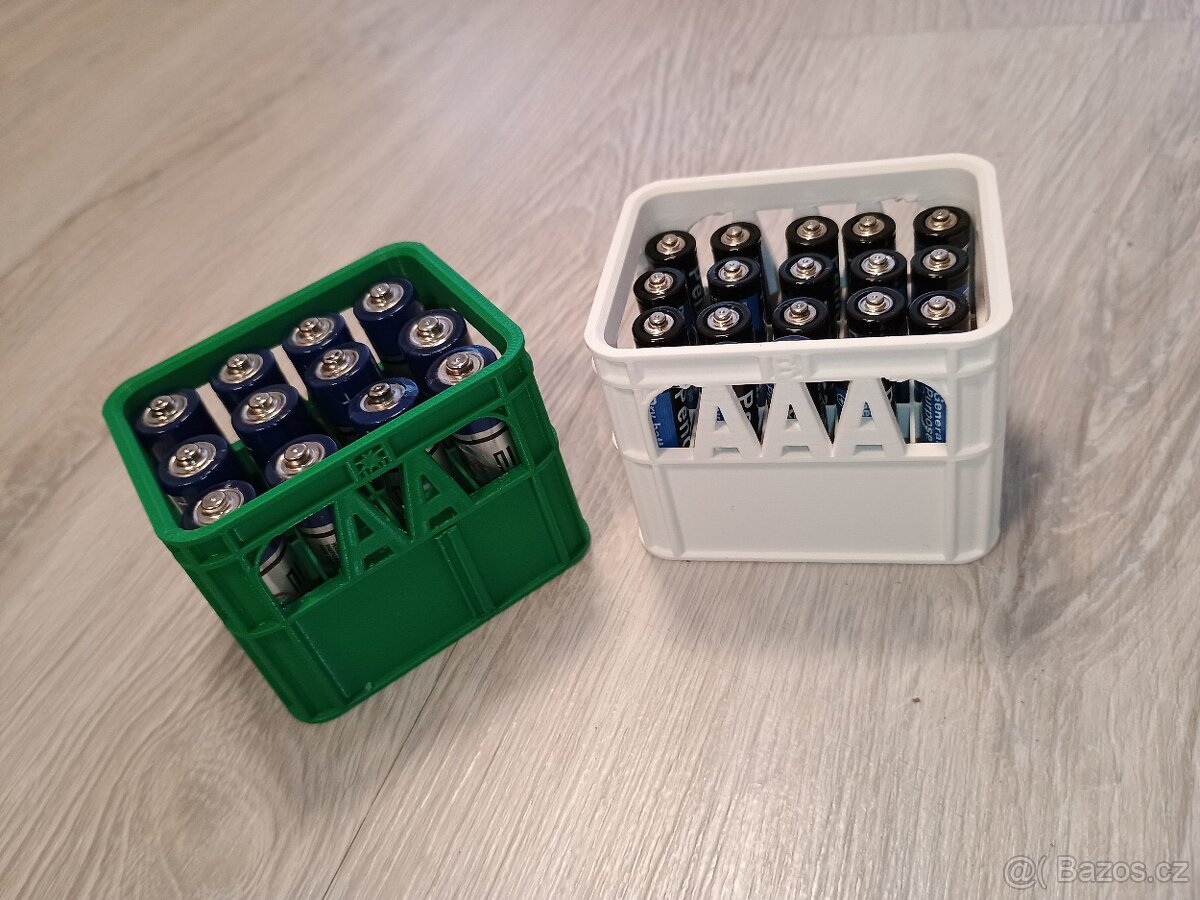 Krabička (kastlíku) na baterie AA i AAA - 2