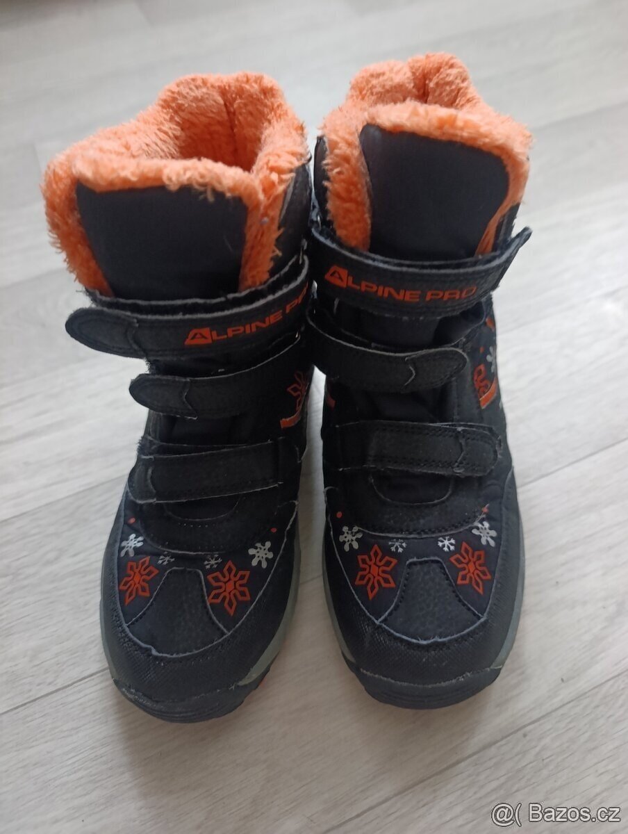 Zimní vyteplené boty Alpine Pro - veel.35 - 2