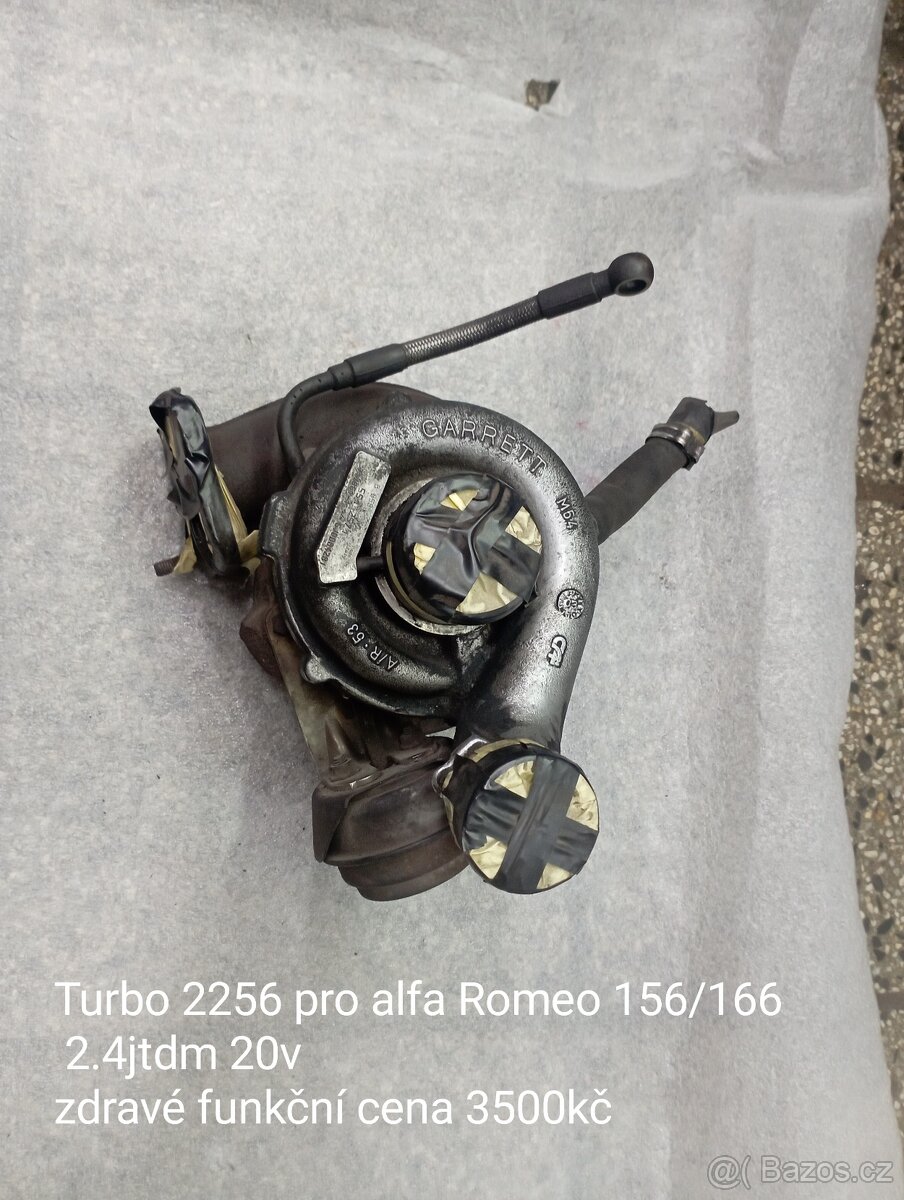 Alfa Romeo JTD turbodmychadla - 2