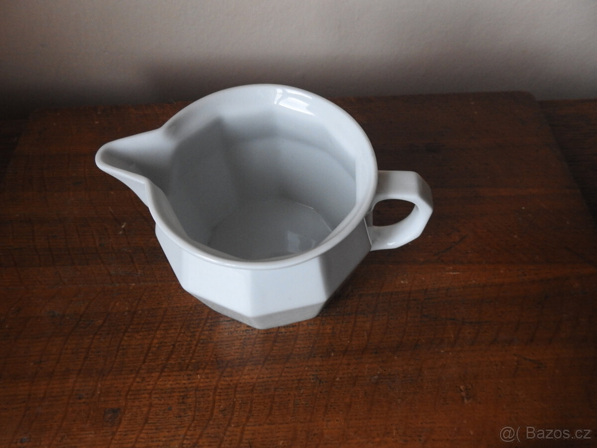 Porcelánová  konvice mlékovka Richard Shiller Hoštěrádky - 2