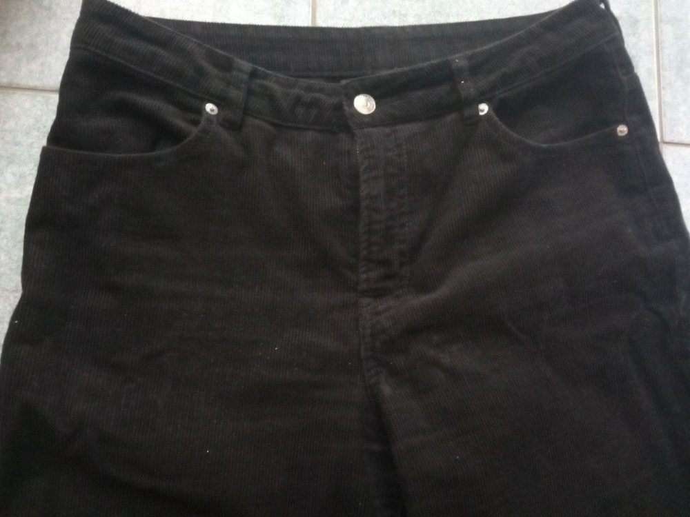 Dámské kalhoty-široké nohavice, rifle-vel. L, XL - 2