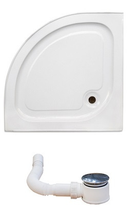 Sprchová vanička samonosná AVILES 89x89cm - 2