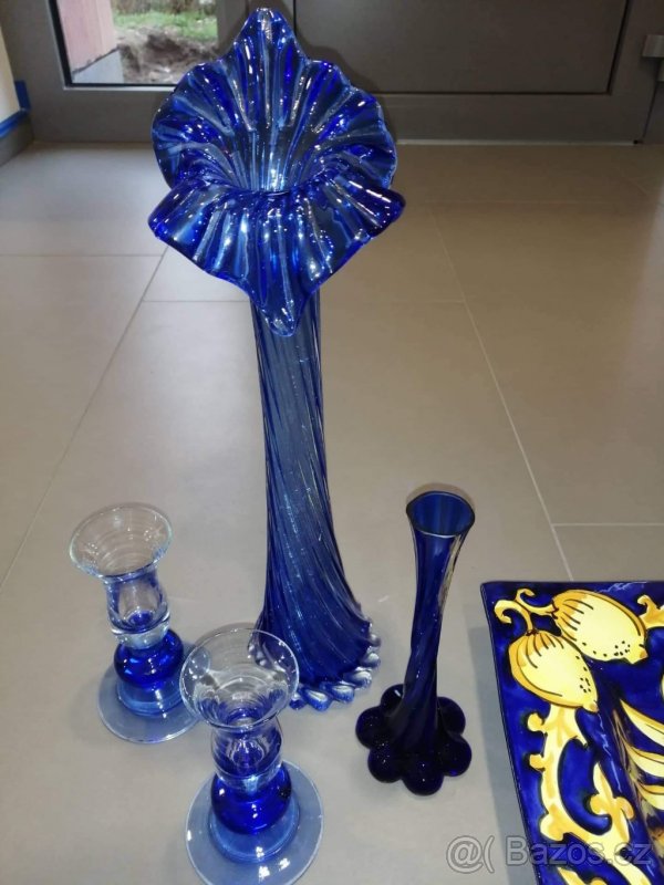 Talíře,vázy,svícny - 2