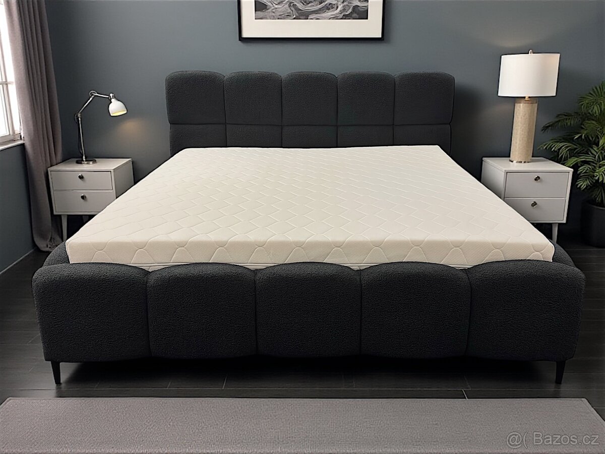 Manželská postel , uplne nový . Černá | 180x200 - 2