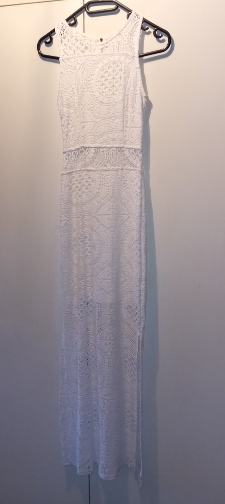 Bílé dlouhé šaty - 2