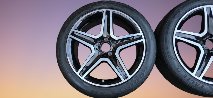 Disky AMG GLA 19" W156, 235/45/19 - letní- pošlu na dobírku - 2