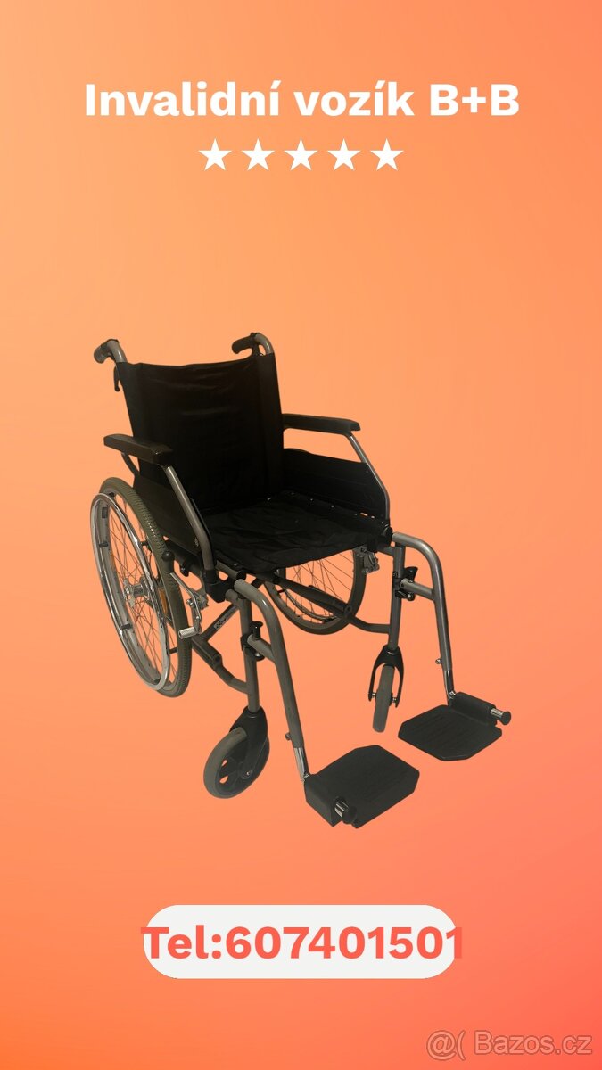 Invalidní vozík b+B - 2