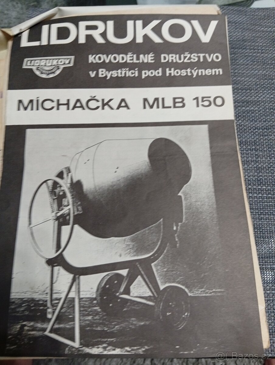 Míchačka stavební MLB 150 - 2