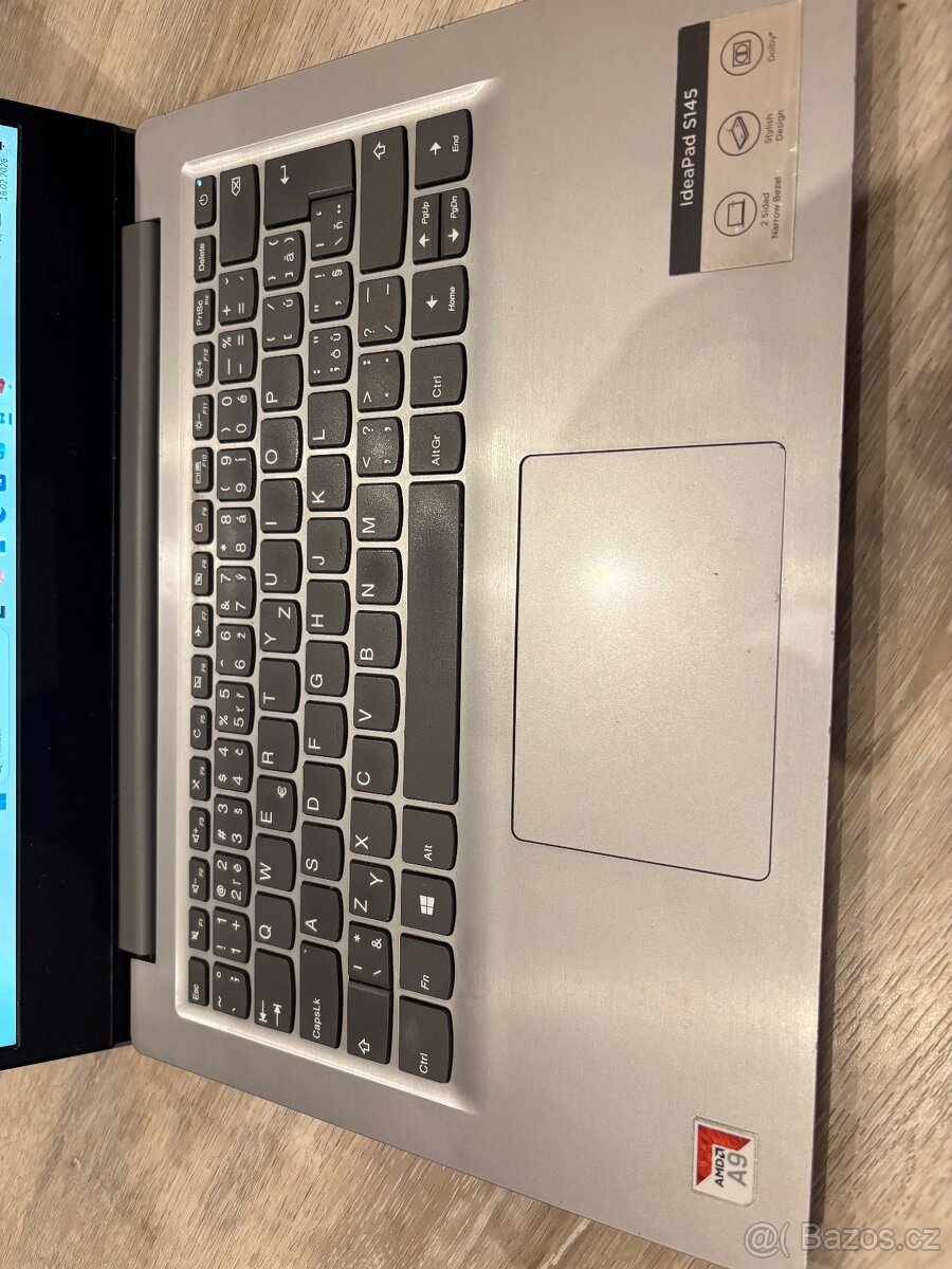 Lenovo s145, amd a9 3,1GHz, 4GB DDR4, SSD disk, win 11 - 2