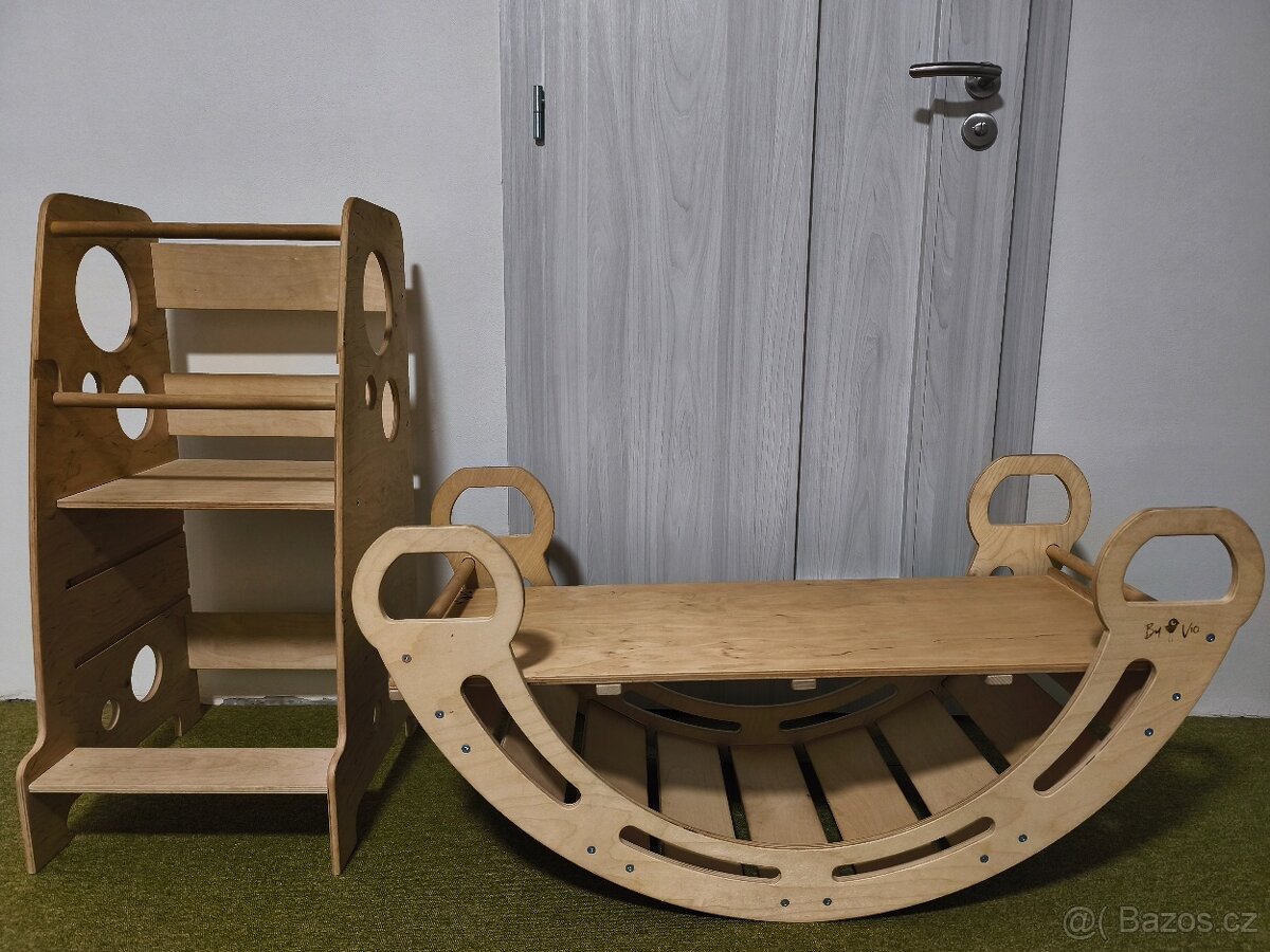 Učící věž+houpačka se skluzavkou - 2