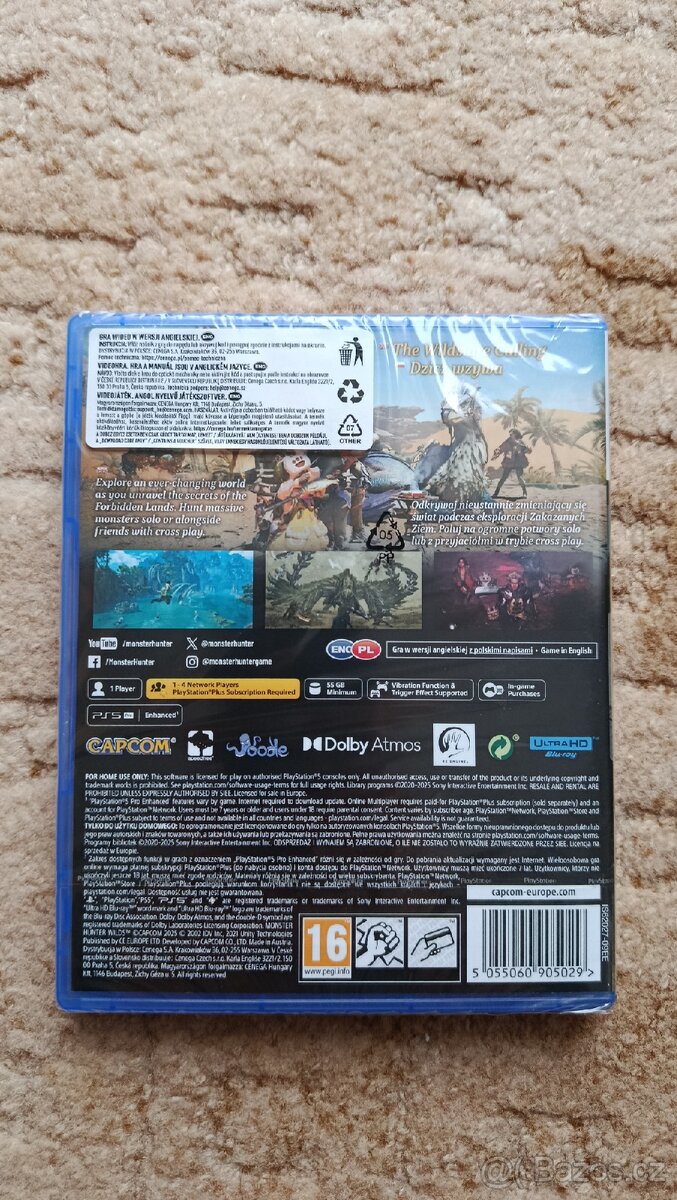 🩷Monster hunter wilds ps5 nová - 2