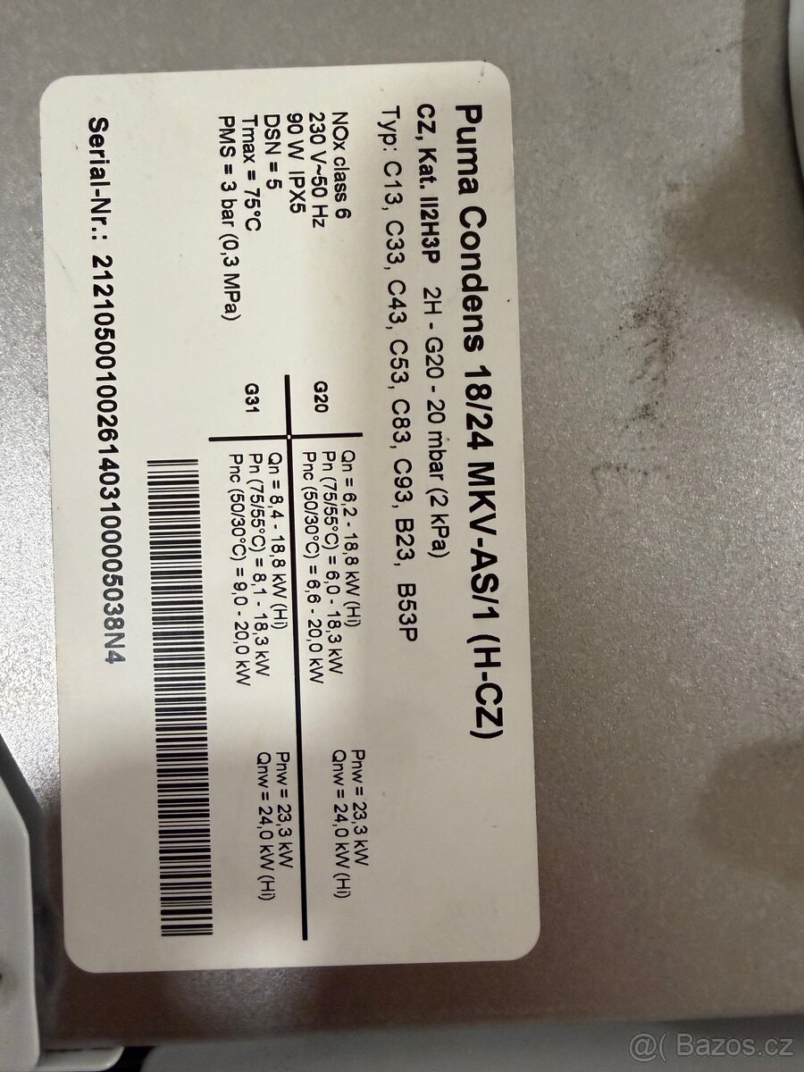 Plynový kotel Protherm - 2